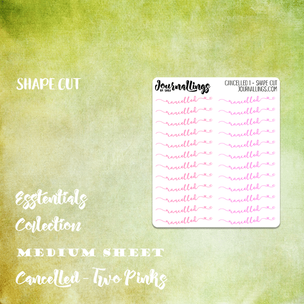 Image of Essentials - Swirly Cancelled - Two Pinks a18