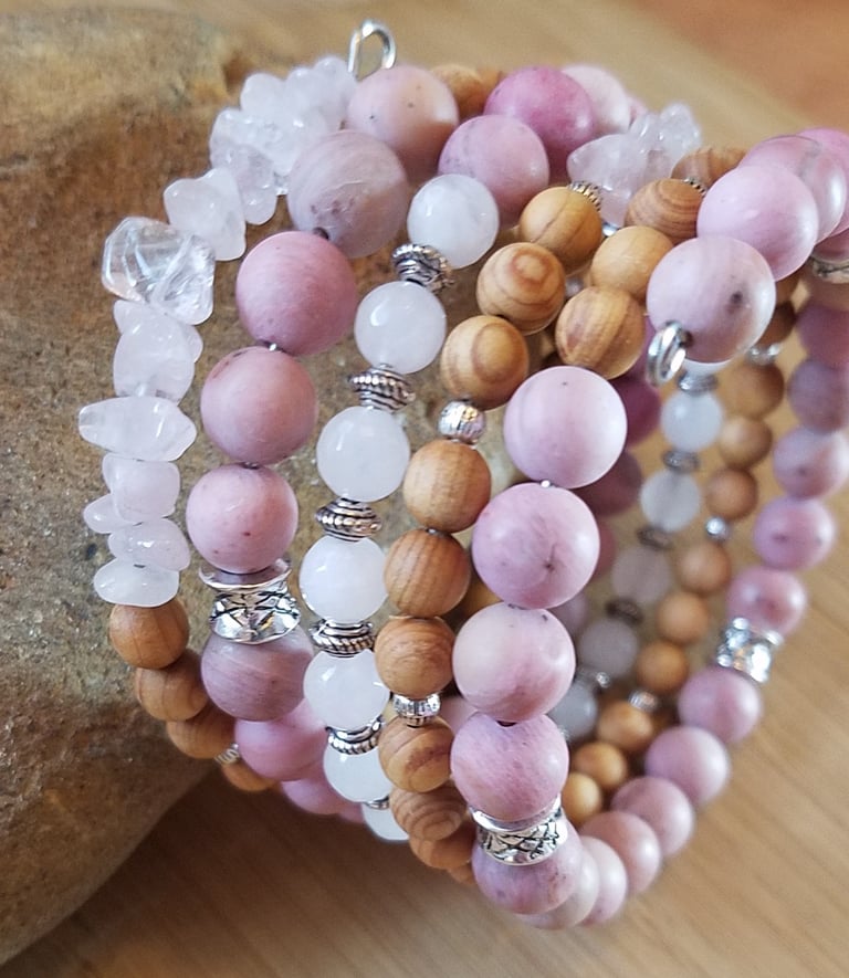 Spring Statement Bracelet in Pink Image 2