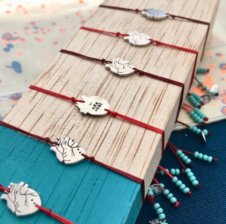 Image of Anatomical heart bracelet