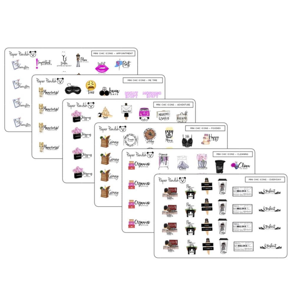 Image of Mini Chic Icons - Credit Card Sized