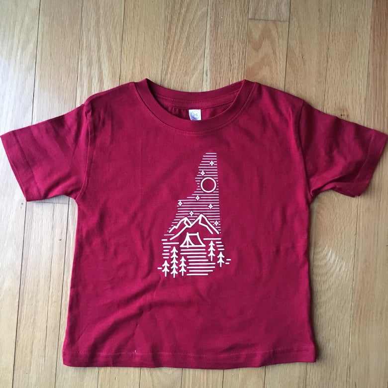 Image of Kids/Toddler Camping Logo T-shirt