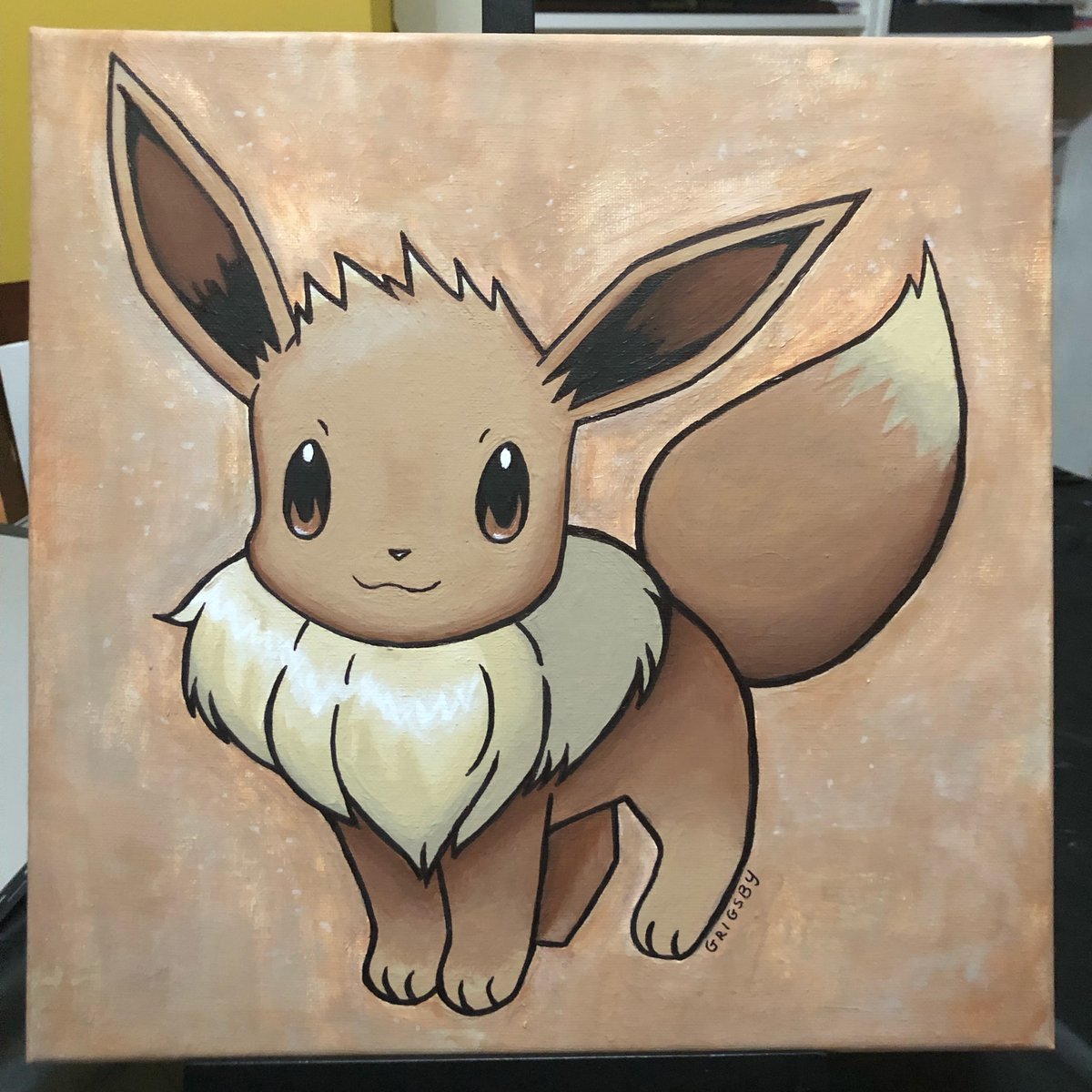 Eevee Painting Nick Grigsby