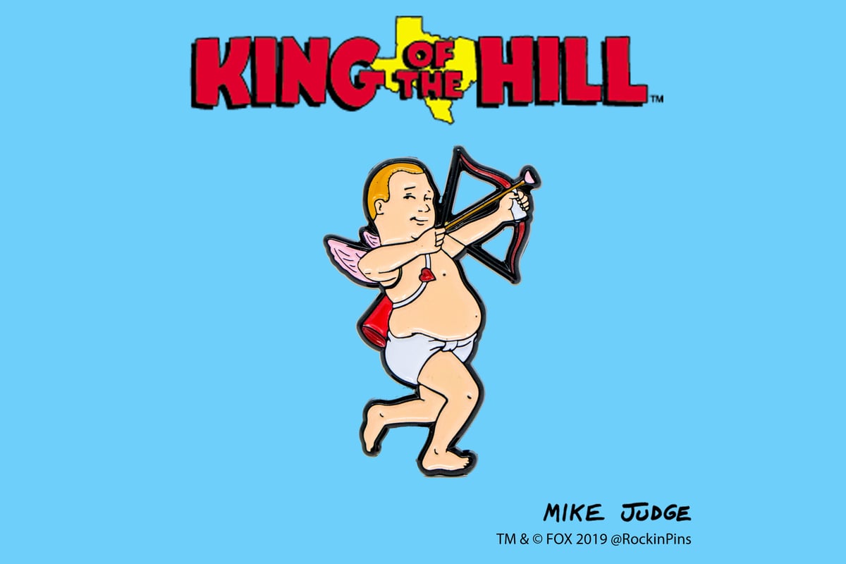 King of the Hill - Bobby Hill Cupid Enamel Pin.
