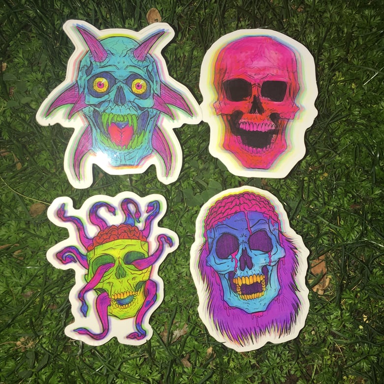 Image of "Trippy Skull Pack”