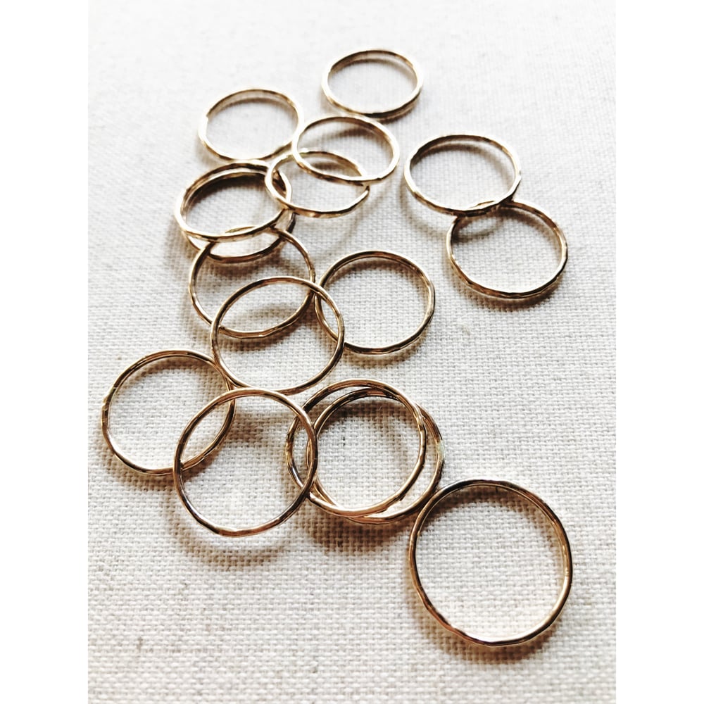 Image of GOLD stack rings 