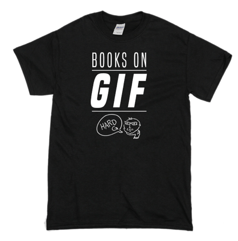 Image of Books on GIF 'Hard G' // Men's T-Shirt 