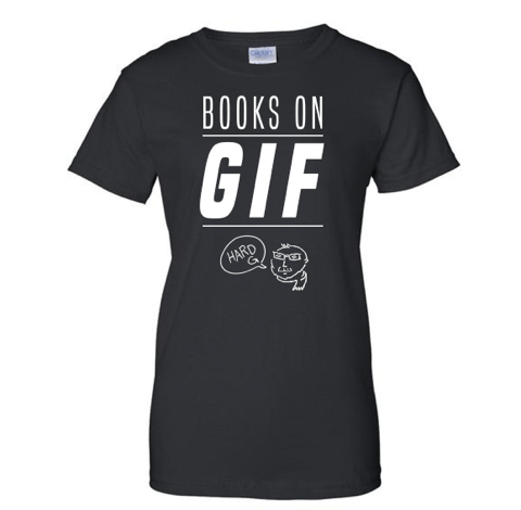 Image of Books on GIF 'Hard G' // Women's T-shirt 