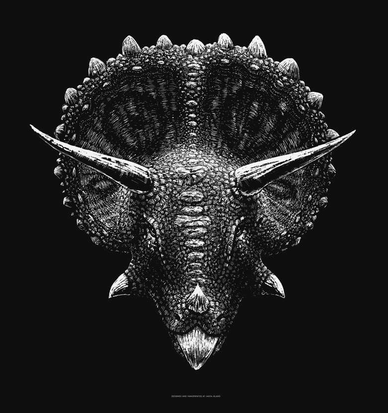 Image of »Triceratops« Screen Print