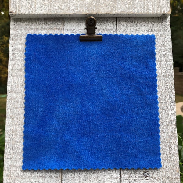 Image of Brilliant Blue Hand Dyed Wool