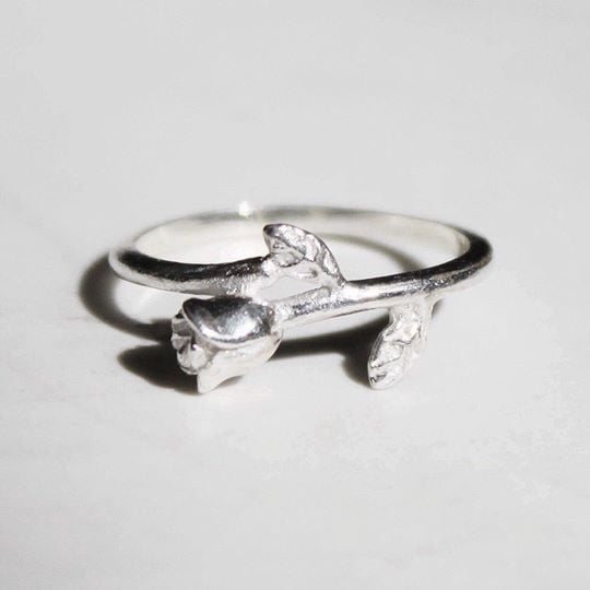 Image of ROSA silver ring