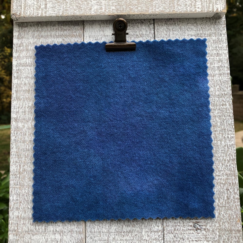 Image of Flag Blue Hand Dyed Wool