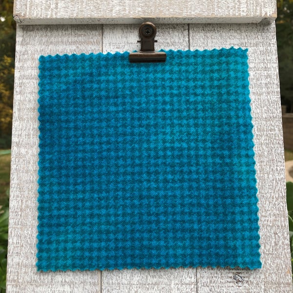 Image of Seabreeze Check Hand Dyed Wool