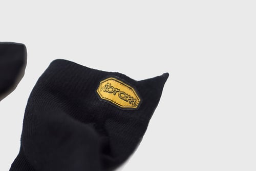 Image of Vibram Fivefingers Black No-Show Toe Socks 