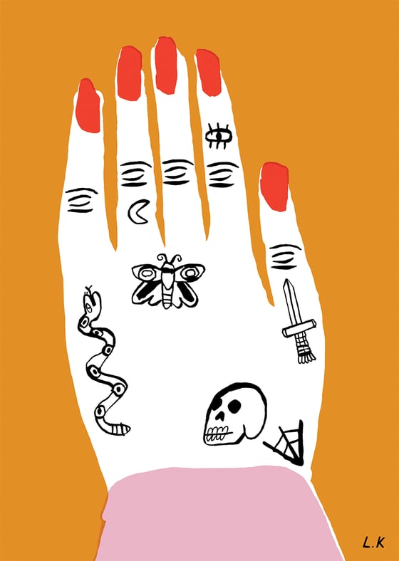 Image of Hand - A5 Print