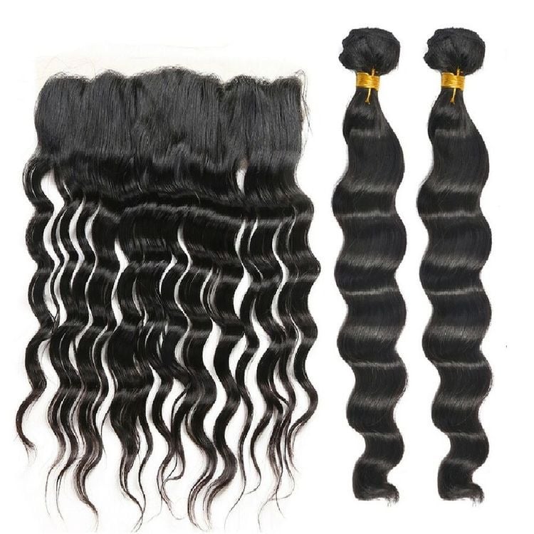 Image of AHP's 2 bundle + Frontal ( limited edition) Frontal Ponytail Style