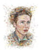 Image of Simone De Beauvoir (Limited edition digital mosaic on paper)