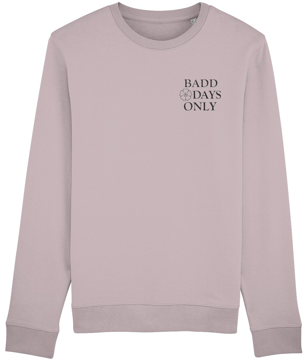 Image of BADD DAYS ONLY Embroidered Sweater Lilac Peak