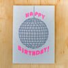 Birthday Disco Ball Greeting Card