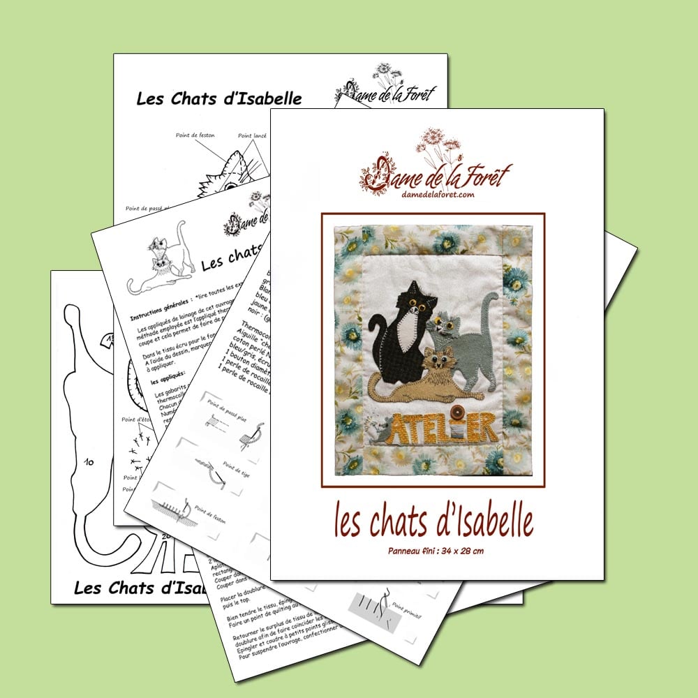 Image de Les chats d’Isabelle  -  FICHE - dame de la forêt