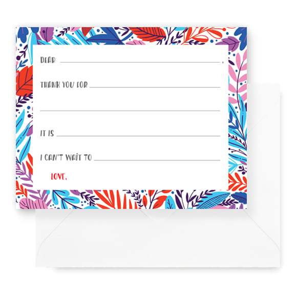 Image of Blooming Fill-In Notecards