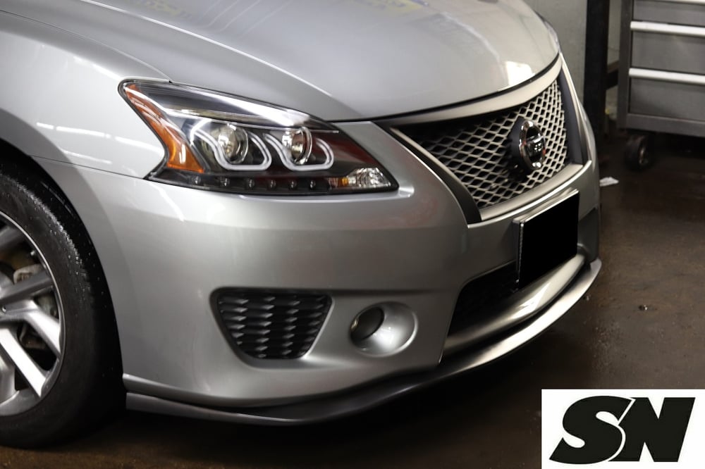 Image of (B17) Type-V Polyurethane Front Lip (SR Trim 13+ Sentra)