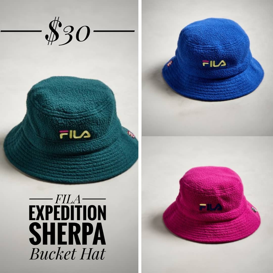 fila expedition sherpa bucket hat