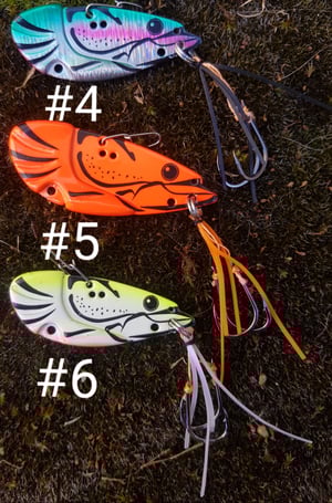 Image of Yab blades rigged with assist hooks