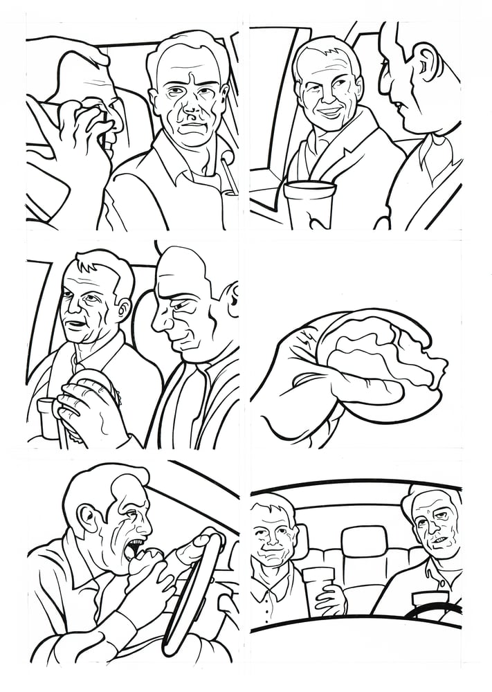 Image of Fully inked prototype page