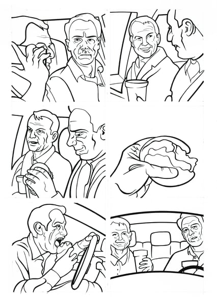 Image of Fully inked prototype page