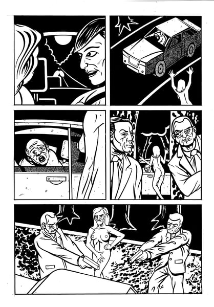 Image of Fully Inked Page Prototype. Page 4