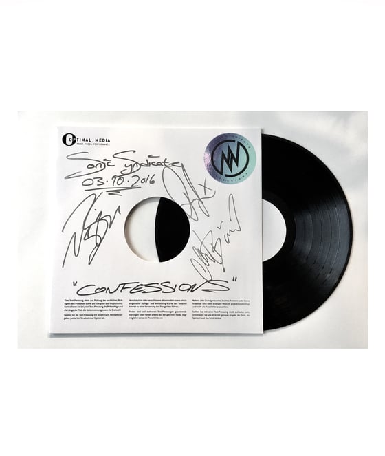 Image of Sonic Syndicate - Confessions (Signed LP Test Pressing)