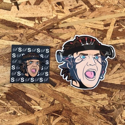 Image of Alex DeLarge by RazChrist (Pin & Sticker)