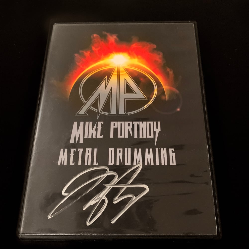 Image of Mike Portnoy Metal Drumming Autographed DVD