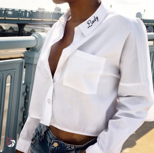 Image of ‘Boss Lady’ Business Shirt (CROPPED)