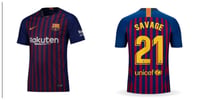 21 SAVAGE F.C. BARCELONA JERSEY