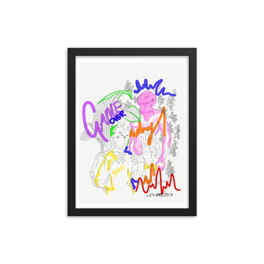 Image of GAME OVER - FRAMED PRINT 