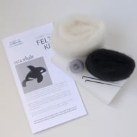 Image 3 of Orca Whale - Needle Felting Kit