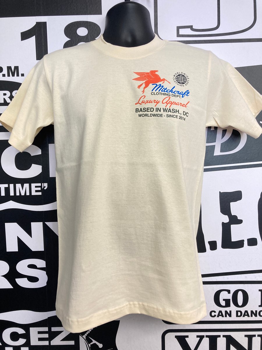 Image of MITCHCRAFT Clothing Dept Cream tshirt