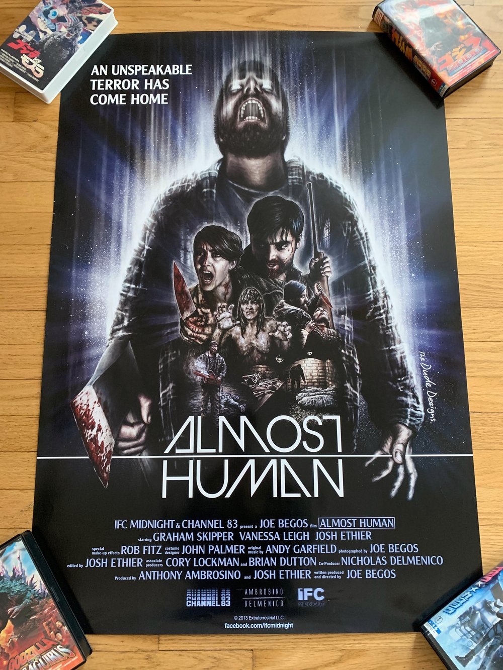 2010 ALMOST HUMAN Original U.S. One Sheet Movie Poster