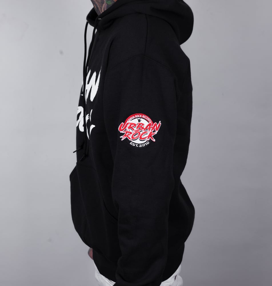 Image of Limited Edition Black Urban Rock Hoodie (with David Correy Signature)