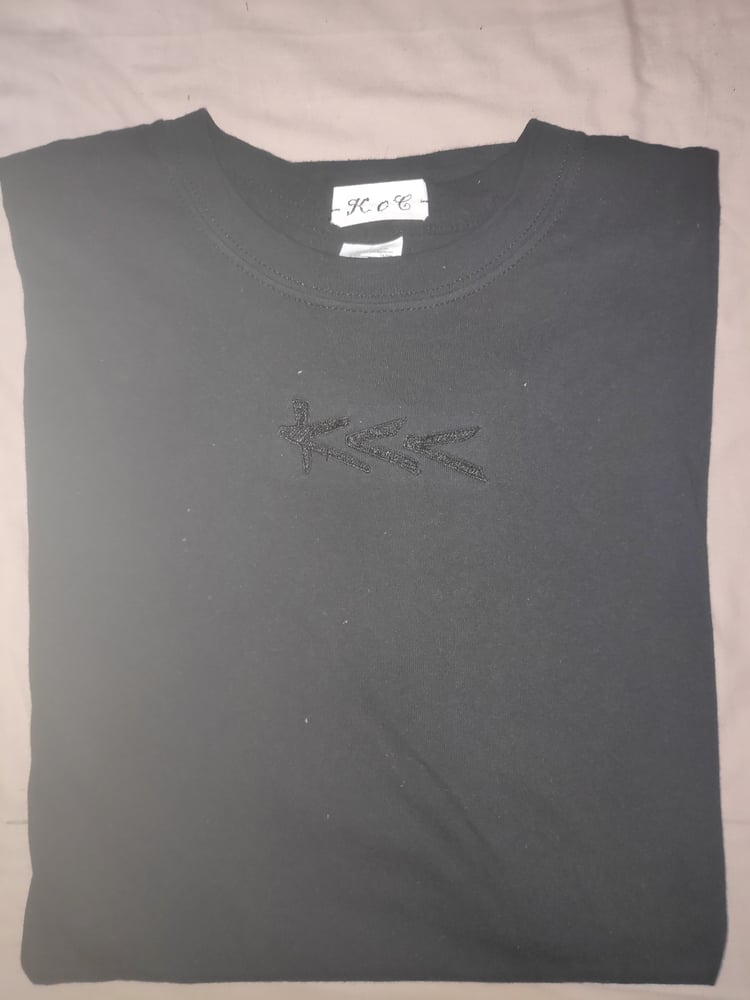 Image of Black logo Tee
