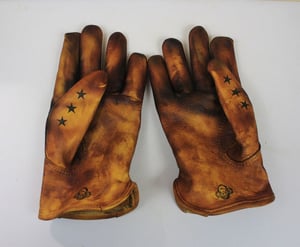 Image of Carpe Diem/Live Fast,Die Whenever custom leather gloves
