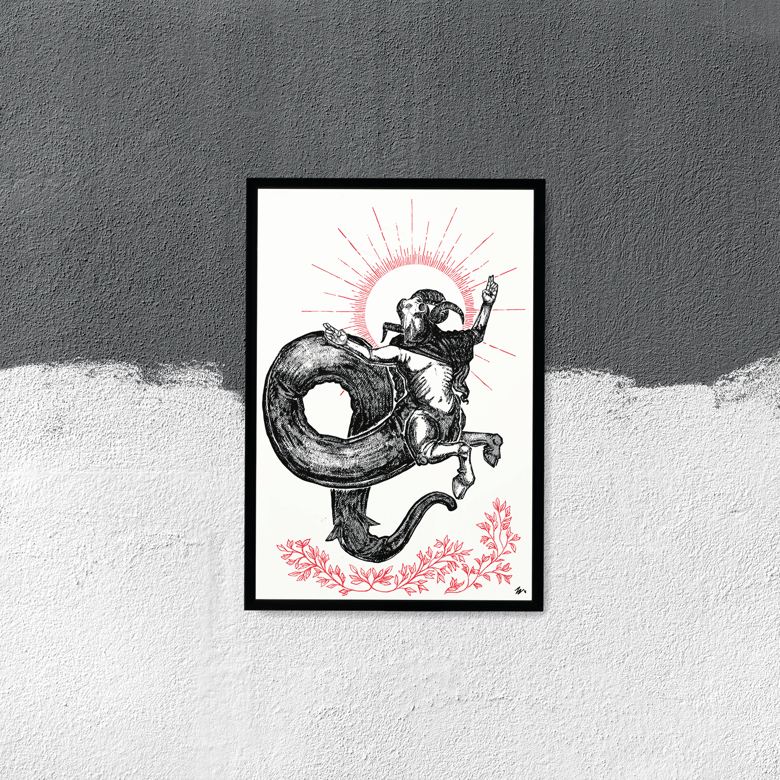 Image of  "Capricorn", 13"x19" Print