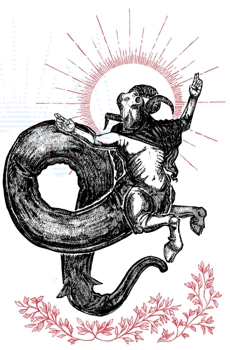 Image of "Capricorn" 8.5"x11" Watercolor Print