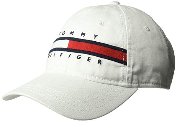 Image of Tommy Hilfiger Men's Avery Dad Hat White