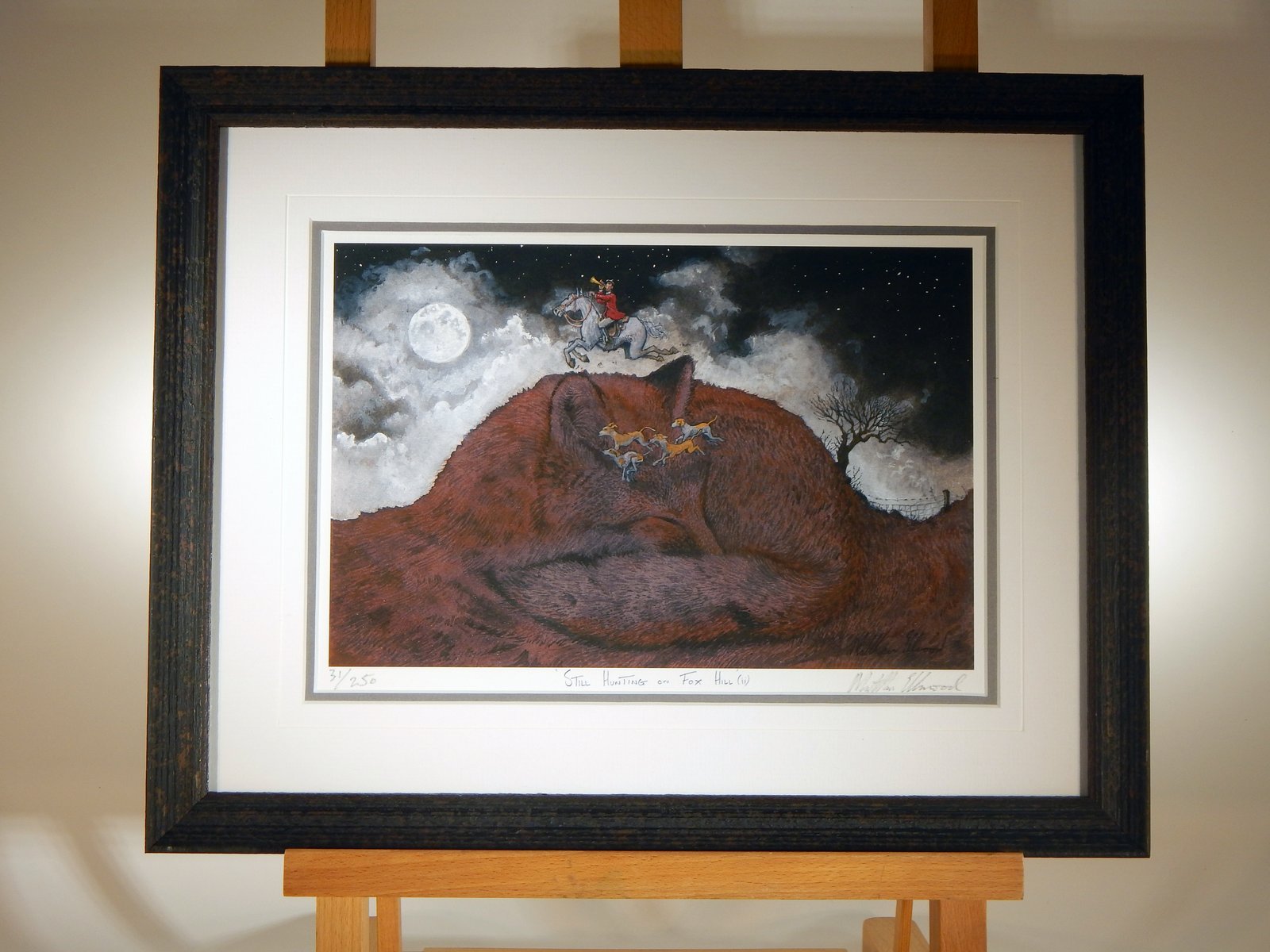Fox Hill Farms アートプリント 額装品 Still Hunting on Fox Hill (ii) | Matthew Ellwood