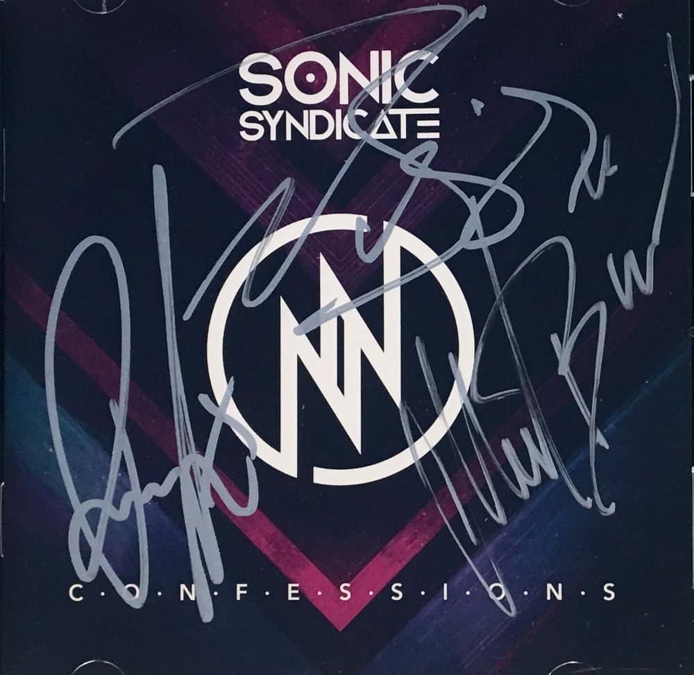 Image of Sonic Syndicate - Confessions (Signed Jewelcase CD)