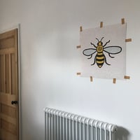 Image 2 of MANCHESTER BEE ART PRINT - SIZE LARGE - 50 CM SQUARE 