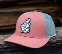 Salmon/Grey LFOD Cursive Hat 