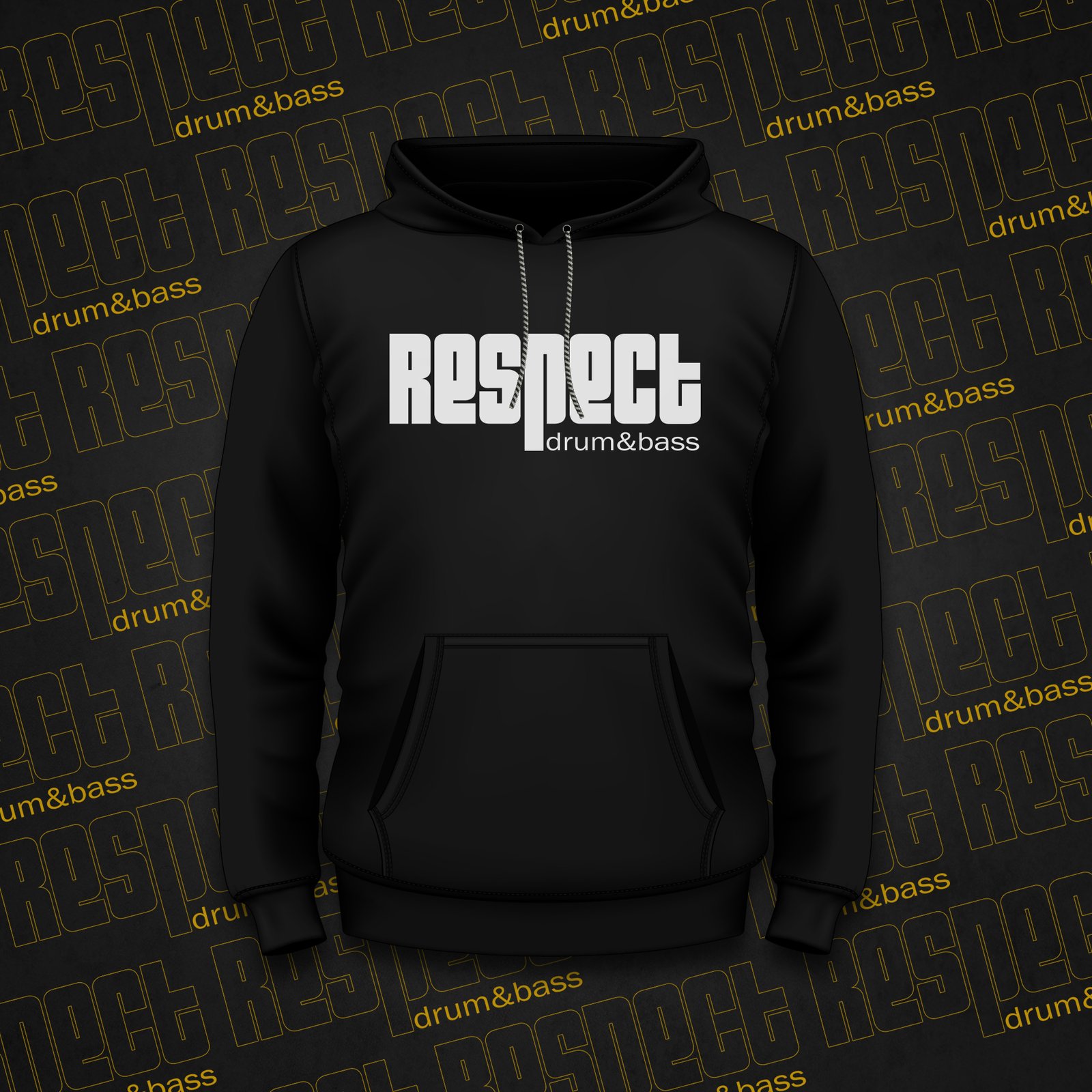 RESPECT Classic LOGO Hoodie RESPECT Drum Bass